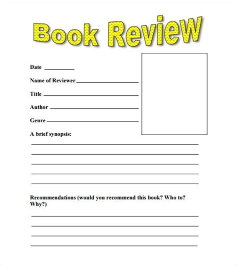 Sample Book Review Template - 10+ Free Documents in PDF, Word | Book ...