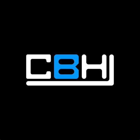 CBH letter logo creative design with vector graphic, CBH simple and ...