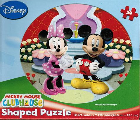 Disney's Mickey Mouse Clubhouse 24 Piece Shaped Jigsaw Puzzle - Walmart.com