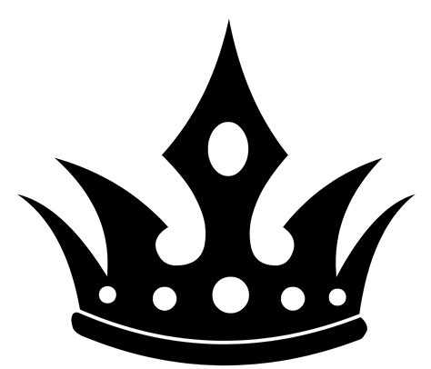 King Crown Silhouette - ClipArt Best