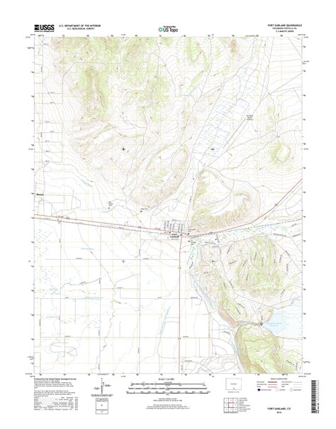 MyTopo Fort Garland, Colorado USGS Quad Topo Map