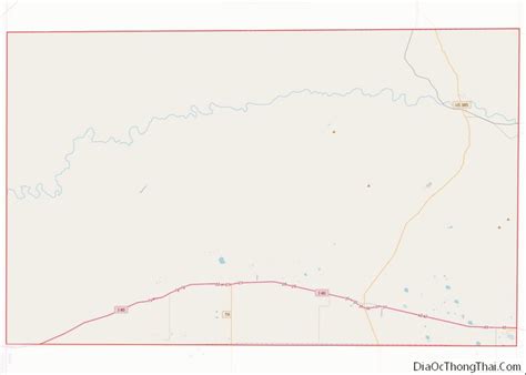 Map of Oldham County, Texas - Địa Ốc Thông Thái