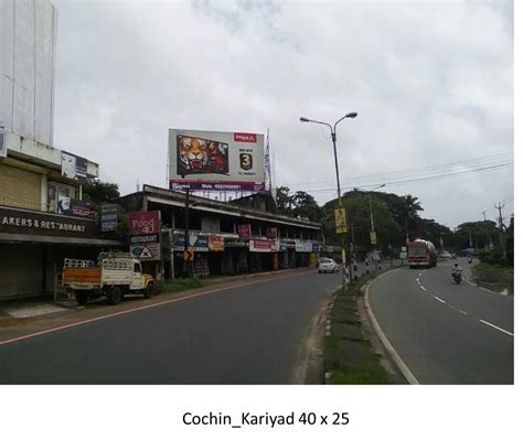 Advertising in Hoarding-Kalamassery Metro Station, Cochin, Kerala