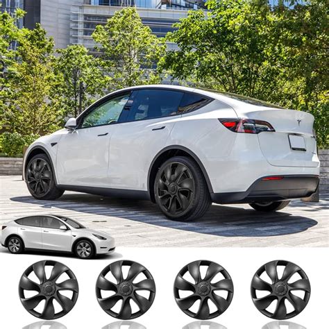 Pcs Performace Wheel Covers For Tesla Model Y 19 '' Gemini Wheels ...