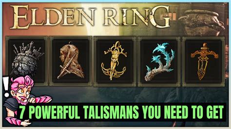 Elden Ring - 7 POWERFUL Hidden Talismans You Don't Want to Miss - Best ...