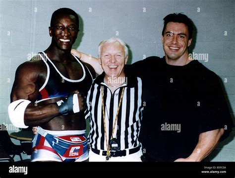 John Anderson referee from television programme Gladiators with Shadow ...