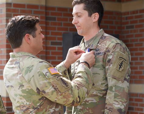 Cpt. Daniel Donohue, 98th Civil Affairs Battalion (SO)(A), Receives the ...