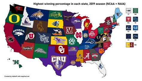 United States Sports Map