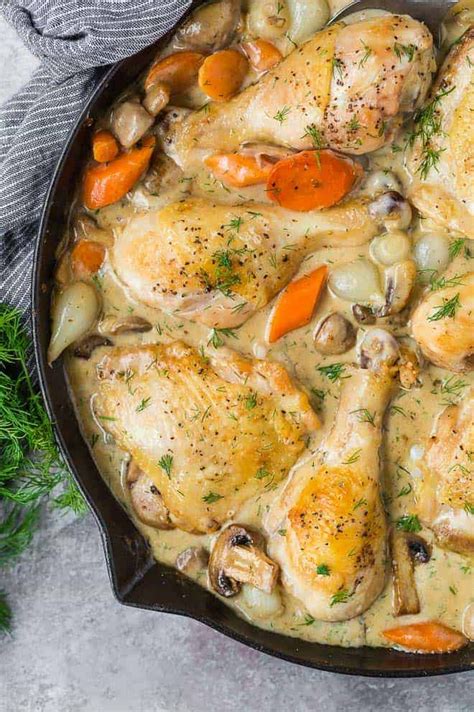 Creamy Chicken Fricassee: A Delightful Classic