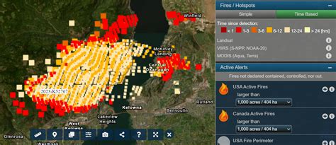 NASA map shows West Kelowna painted red from wildfires | Canada