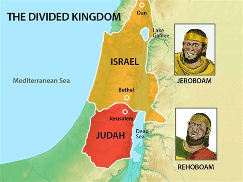 Map Of Israel Divided Kingdom – The World Map