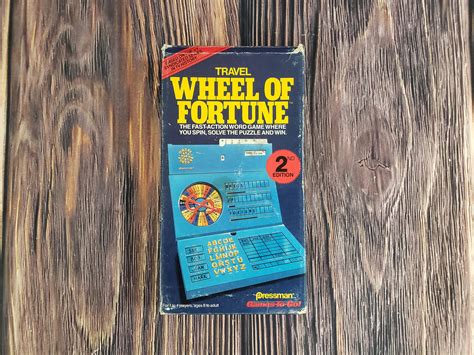 Pressman Deluxe Wheel of Fortune 25th Silver Anniversary Edition 100% ...