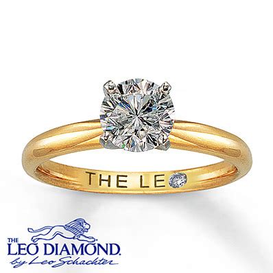 Kay Jewelers Diamond Solitaire Ring 1 ct Round-Cut 14K Yellow Gold- Rings