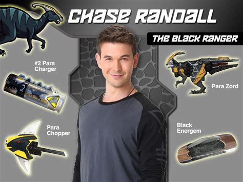 Chase Randall is the Black Dino Charge Ranger Festa Power Rangers ...