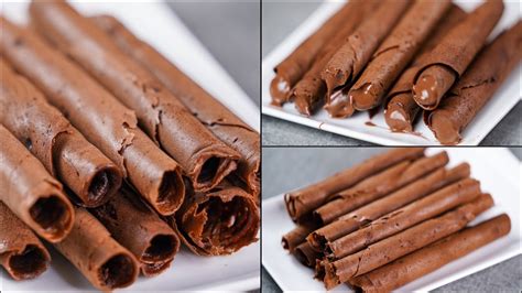 CHOCOLATE WAFER ROLL RECIPE | NO OVEN | NO EGG | EASY CHOCOLATE WAFER ...