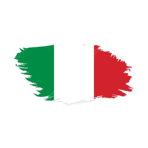 Italy Flag Brush Stroke Transparent Vector, Italy Flag, Italy Flag ...