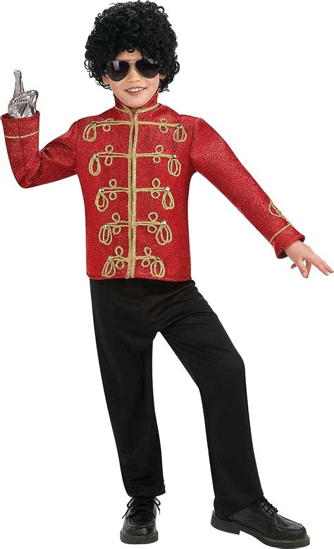 Rubies Costume Co (Canada) Michael Jackson Costume, Child's Deluxe ...