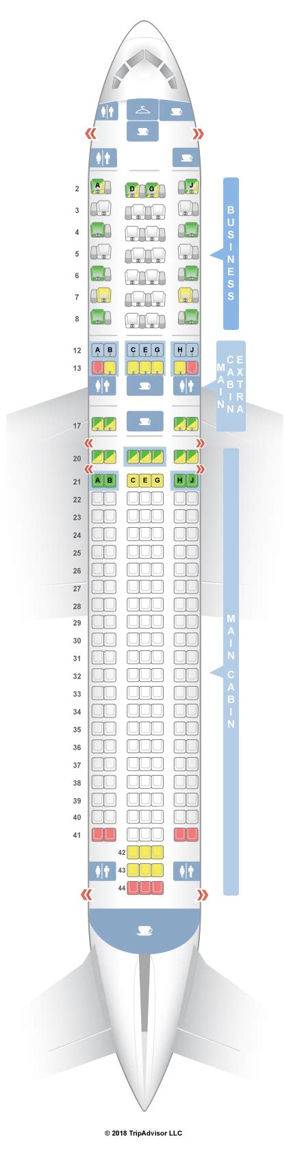 SeatGuru Seat Map American Airlines Boeing 767-300 (763)