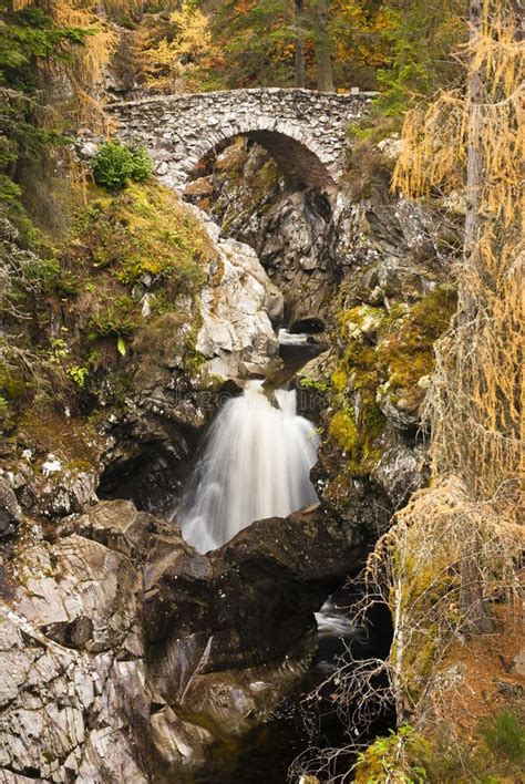 Bruar Waterfall stock image. Image of nature, autumn - 79978417