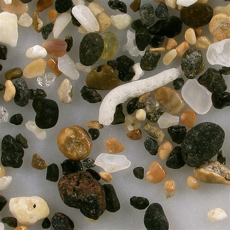 Black Sand Under Microscope