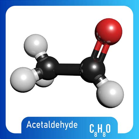 Acetaldehyde C8H8O or C6H5COCH3 3D model | CGTrader