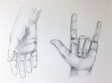 Pencil Drawings Hands - pencildrawing2019