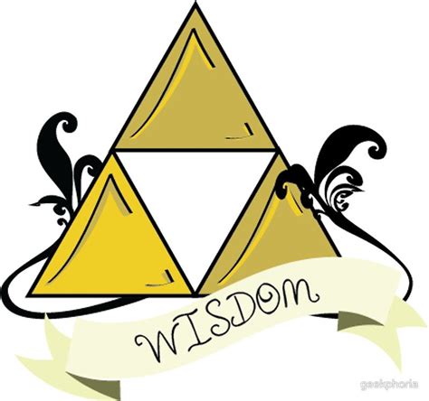 Triforce of Wisdom Tattoo Sticker by geekphoria | Wisdom tattoo ...