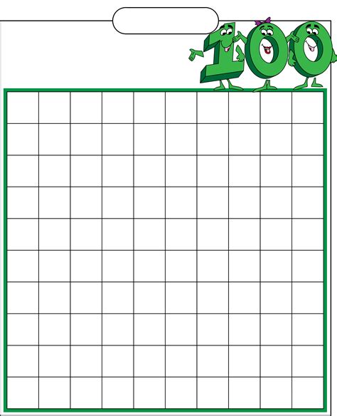 Hundreds Chart Free Printable