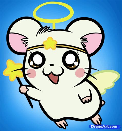 Hamtaro: How to Draw Harmony by Dawn Darko / DragoArt | Guided drawing ...