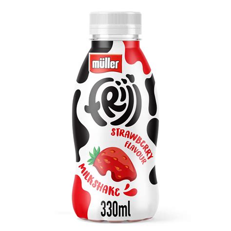 Müller Frijj Strawberry Flavour Milkshake 330ml | Milkshakes | Iceland ...