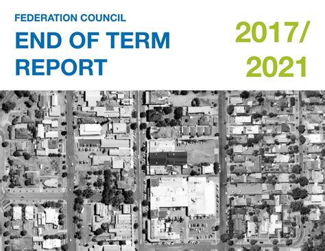 Council presents End of Term Report 2017-2021 - Federation Council