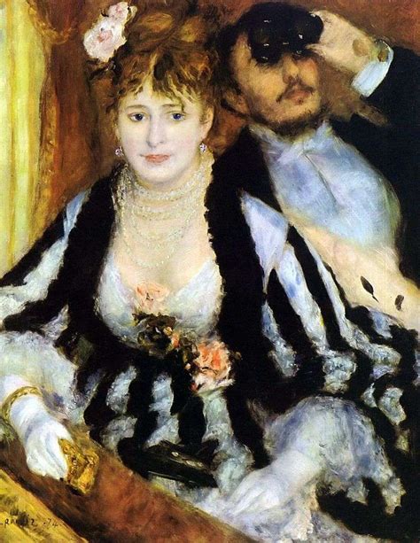 La Loge by Pierre Auguste Renoir ️ - Renoir Auguste