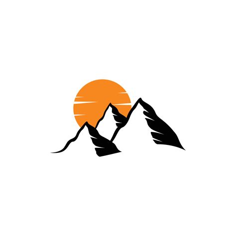 mountain logo vector 21572857 Vector Art at Vecteezy