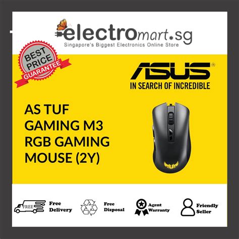 AS TUF GAMING M3 RGB GAMING MOUSE (2Y) | Shopee Singapore