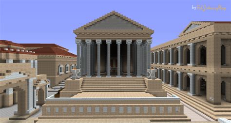 ejbs - Temple of Castor and Pollux - ( Roman Building ) Minecraft Map