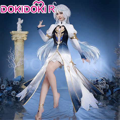 【Size S-3XL】DokiDoki-R Game Genshin Impact Cosplay Focalors Hydro Arch ...