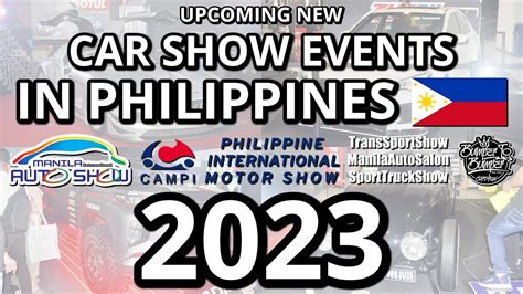 New Upcoming Car Show Events in Philippines for 2023 | MIAS, PIMS & B2B ...