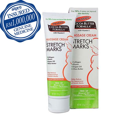 Palmers Cbf Massage Cream Stretch Marks 125g With Free CBF Stretch Mark ...