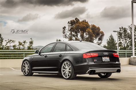 audi, S6, Black, Sedan, Vossen, Wheels, Cars Wallpapers HD / Desktop ...