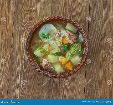 Corned Beef and Cabbage Soup Stock Photo - Image of potatoes, corned ...