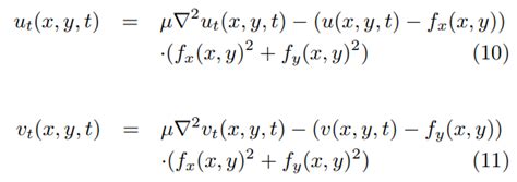 image segmentation - how to understand the gradient vector flow formula ...