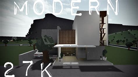 Black Modern House Bloxburg