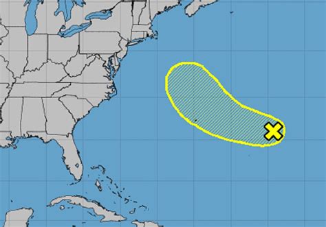 Hurricane Center Tracking Central Atlantic System