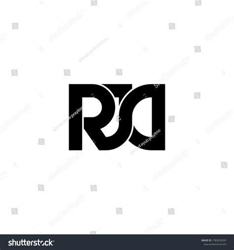 Rjd Letter Original Monogram Logo Design Stock Vector (Royalty Free ...