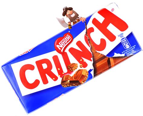 Nestle Crunch Milk Chocolate Bar 100g - treasureislandsweets.co.uk