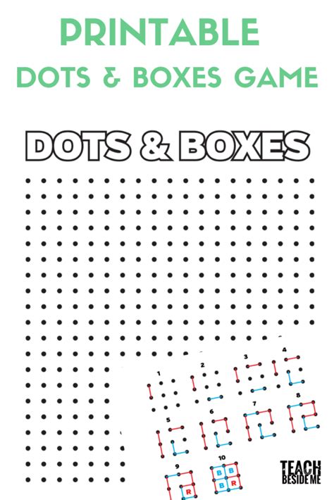 Dots and Boxes Game: How to Play - Teach Beside Me