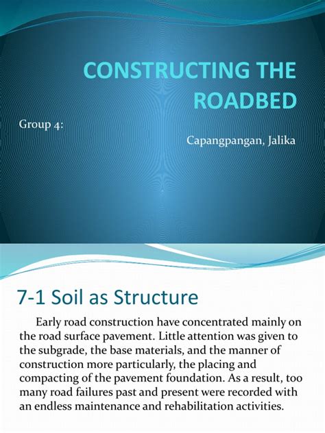 Constructing The Roadbed | PDF | Road Surface | Road