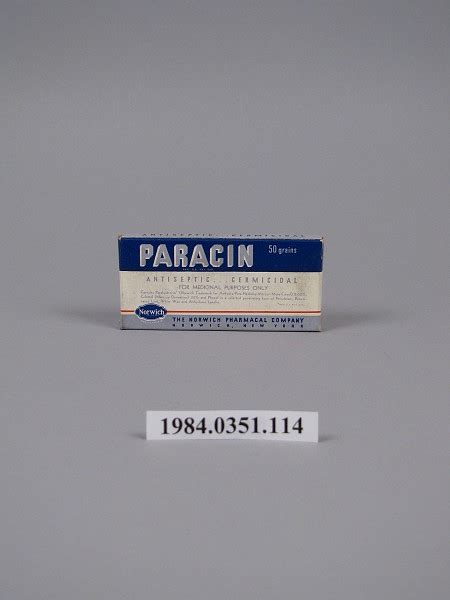 Paracin | National Museum of American History