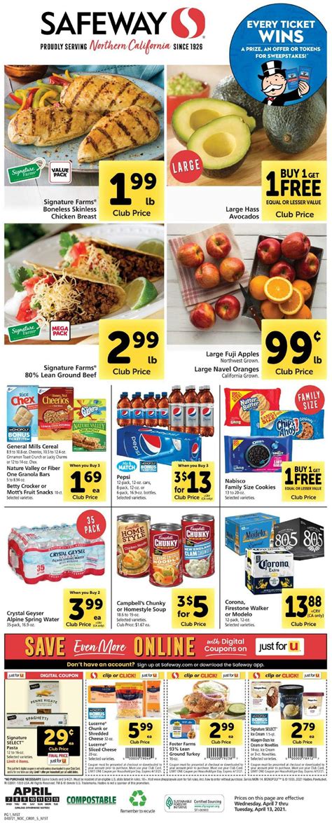 Safeway Weekly Ads & Special Buys from April 7