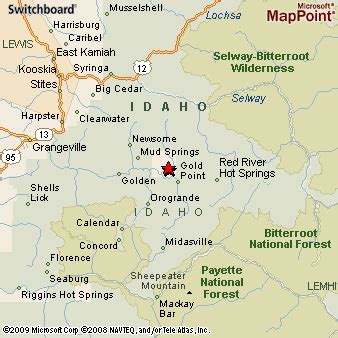 Where is Elk City, Idaho? see area map & more